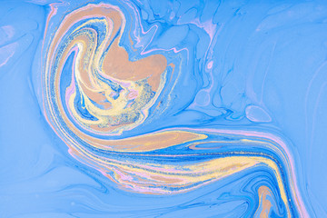 Liquid acrylic- color blot