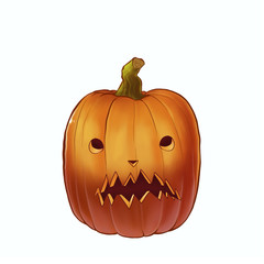 pumpkin face for halloween day