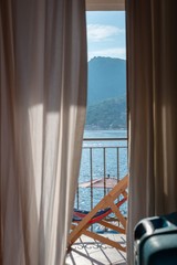 Fototapeta na wymiar Seaview from the Montenegro hotel 