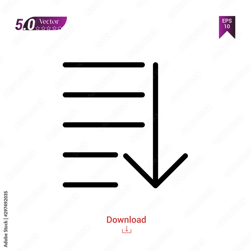 Poster outline black order icon. order icon vector isolated on white background. web-navigation-line-craft.