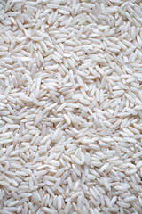 white rice background. Food concept