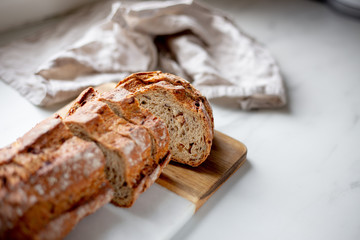 Seven Grain Artisan home made Bread Loaf