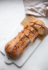 Seven Grain Artisan home made Bread Loaf