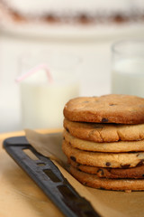 Chocolate Chip Cookies and Milk