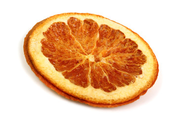 Fototapeta na wymiar Slice of Dried Orange