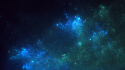 Fractal 3D rendering abstract light surreal background