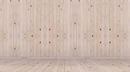 Brown wall and floor room wood background