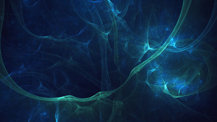 Fototapeta premium Fractal 3D rendering abstract light surreal background