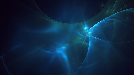 Fractal 3D rendering abstract light surreal background
