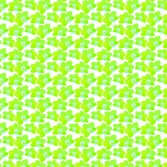 Lemon orchid pattern. For printing on fabric. Blooming orchid flowers.