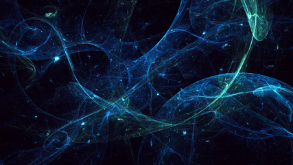 Fractal 3D rendering abstract light surreal background