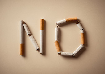 World no tobacco day and stop smoking campaign concept.