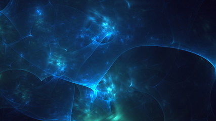 Fractal 3D rendering abstract light surreal background