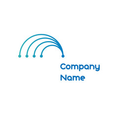 Abstract High Tech Connection Logo