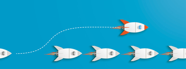 Fast Lane Rocket Innovative Startup Blue Header 2