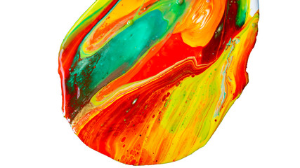 Colorful of acrylic color abstract background