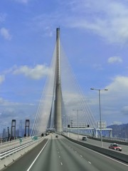 Fototapeta na wymiar Hongkong Habour Bridge