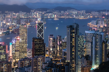 Fototapeta na wymiar 香港夜景