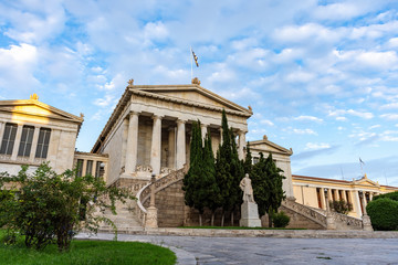 Fototapeta na wymiar National Library of Greece in Athens