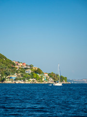 Greek Ionian sea landscape