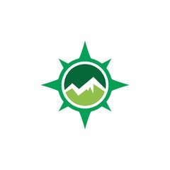 Mountain logo template vector icon