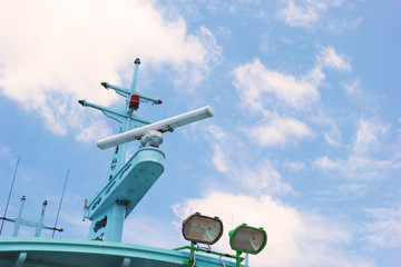 radar on fishing boat