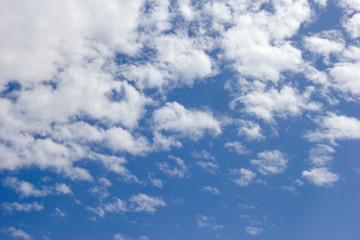 cloudy blue sky background
