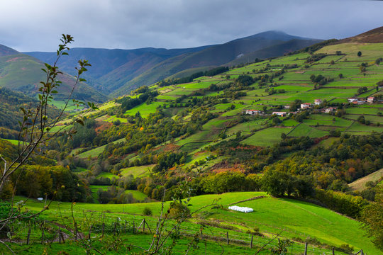 San Martin de Beduledo, Comarca Vaqueira, Municipio Allande, Asturias, Spain, Europe