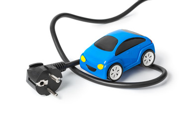 Electric plug and toy car