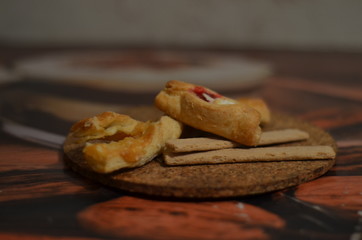 Still life photography of food. Dessert.