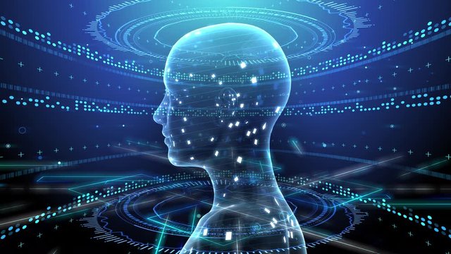 AI, artificial intelligence digital network technologies concepts Background.