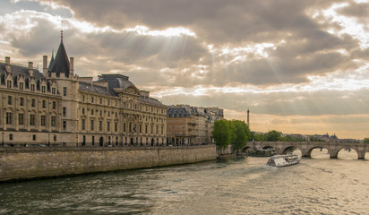 view of La Seine, Paris, France