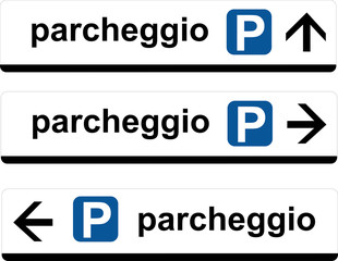ISO 7010 PARCHEGGIO PARK PARKING INDICATION