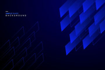 blue shape background