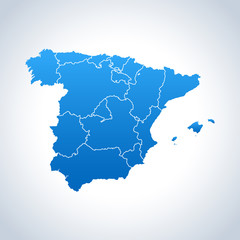 map of Spain