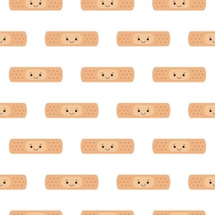 Cute plaster icon cartoon. Single medicine icon from the big medical, healthcare cartoon.