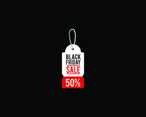 Black Friday Sale Poster, Black Friday 50% Sale