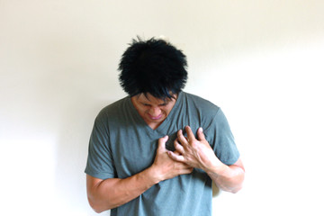 A man has chest pain. Due to heart disease symptoms Which is a sudden condition that can cause death