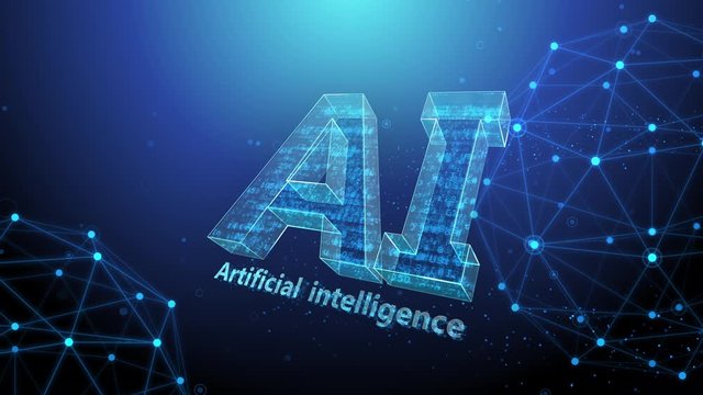 AI, artificial intelligence digital network technologies concepts Background.