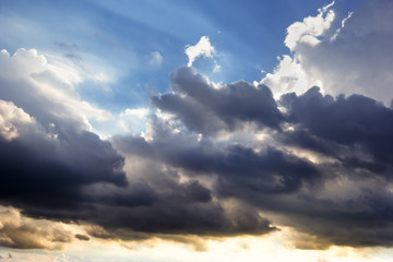 cloudy blue sky background