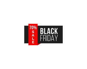 Black Friday Sale Poster, Black Friday 70% Sale