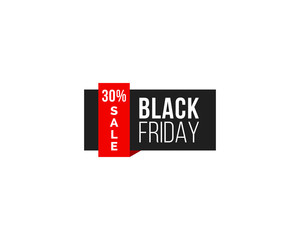 Black Friday Sale Poster, Black Friday 30% Sale