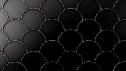 Interior pattern, architectural background. 3d illustration, 3d rendering.