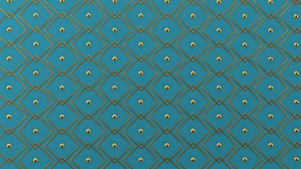 Interior pattern, architectural background. 3d illustration, 3d rendering.