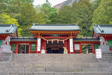 Fototapeta premium 日光二荒山神社 中宮祠 中門