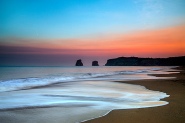 Playa de hendaya mar costa basque country 