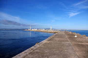 jetée de Culatra, Faro, Portugal