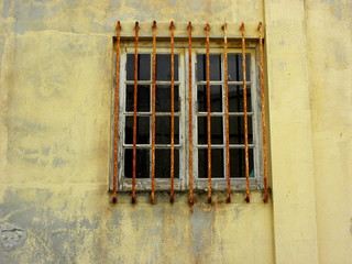 old window in the wall