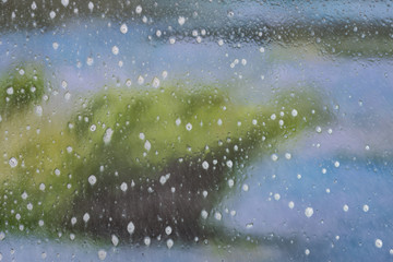 Water splash shower- background wet