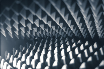 Obraz premium acoustic foam pyramid abstract background